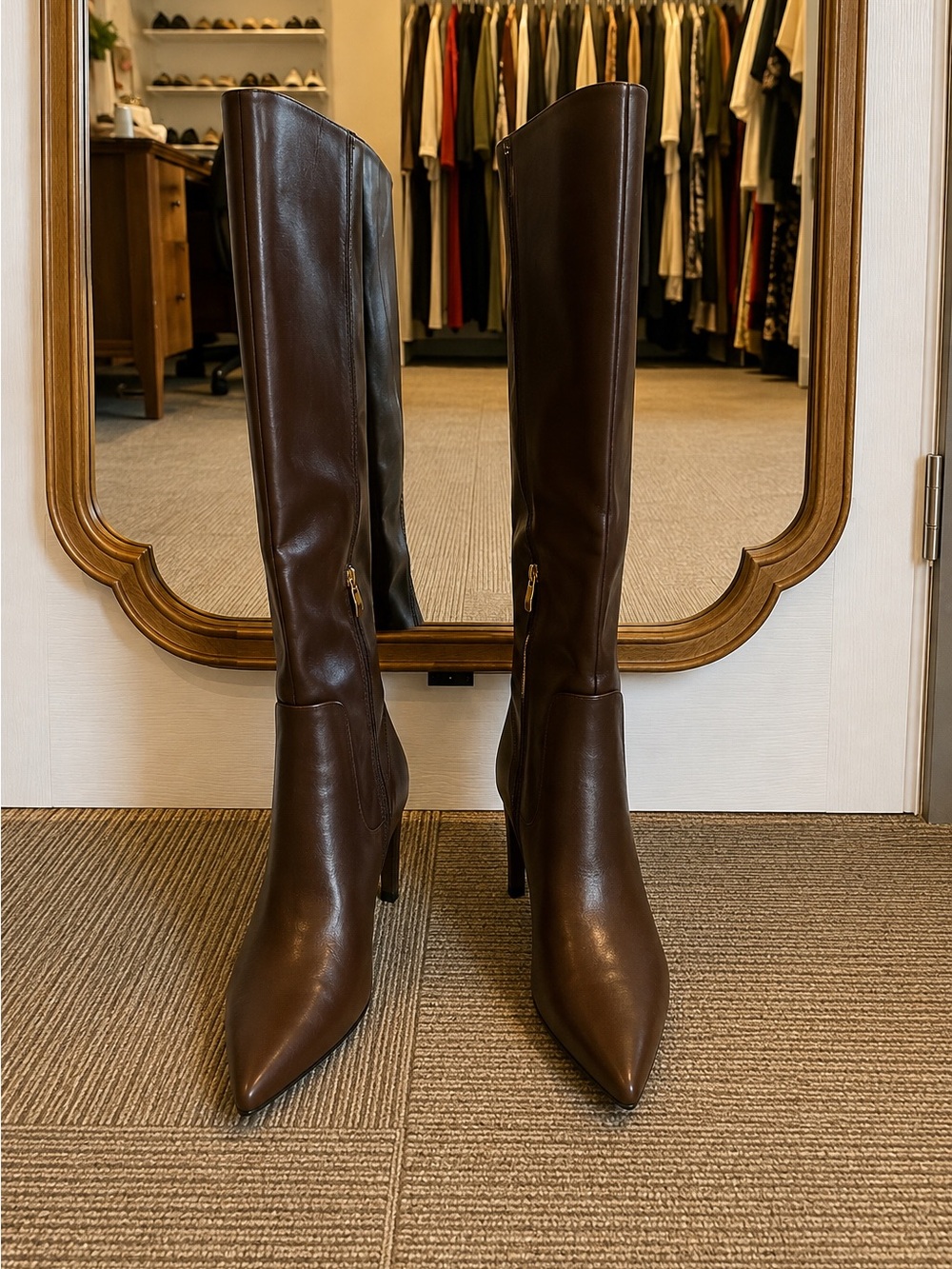 Billini brown heal boots - Picture 3 of 3